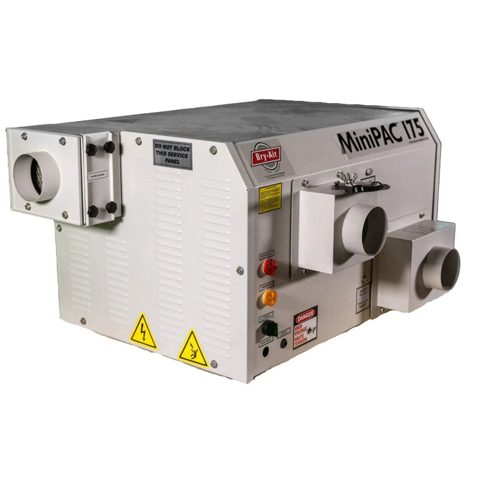 Bry-Air MiniPAC MP-175 - 175 CFM Desiccant Dehumidifier for Small Spaces & Laboratories - Low Humidity Control