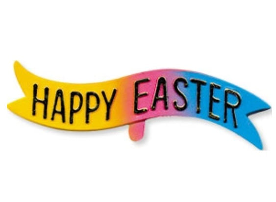 Happy Easter Rainbow Banner, 24 pack