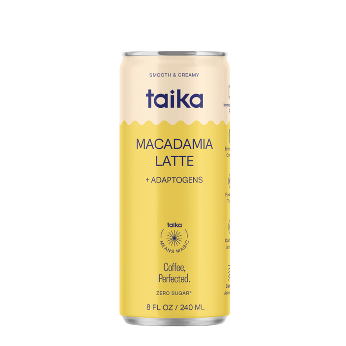 Taika - Coffee Macadamia Latte (Pack of 12) 8.4 Fl Oz