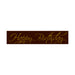 Chocotree Valrhona 64% Grand Cru chocolate plaque with “Happy Birthday” gold lettering – elegant rectangle decoration for cakes
