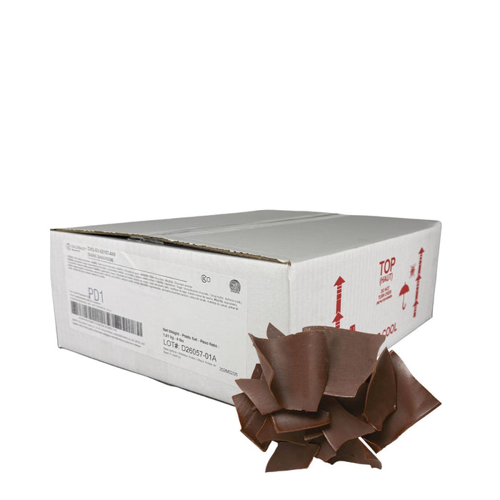 Mona Lisa Dark Chocolate Shavings | Professional Gourmet Topping (4 lb Box)
