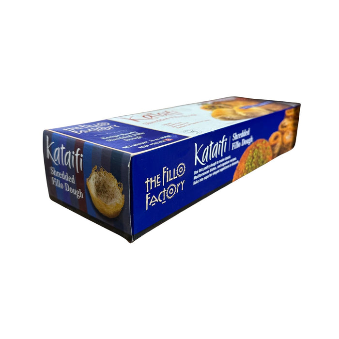 The Fillo Factory Kataifi Shredded Fillo Dough – 12 x 1 lb Case – Traditional Mediterranean-Style Pastry Dough