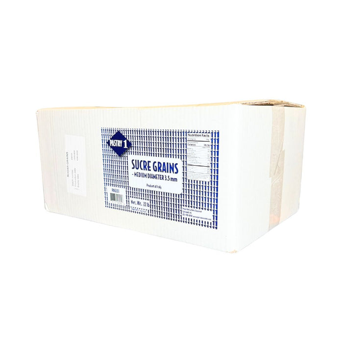 22 lb Bag of Pastry 1 Italian Pearl Sugar – Coarse Grain Baking Sugar


