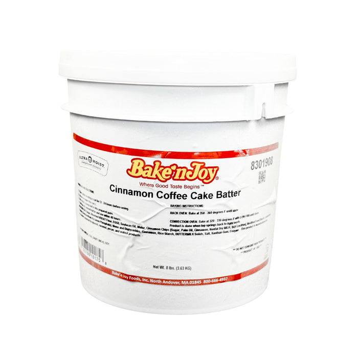 Bake'n Joy Cinnamon Coffee Cake Batter - 2/8 lb Pails | Specialty Food Source