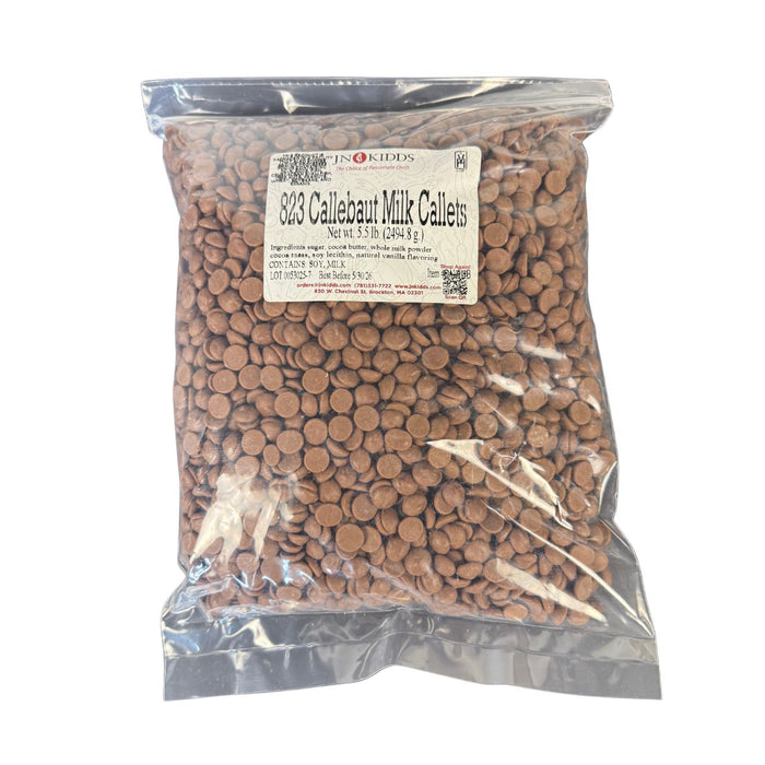 Callebaut 823 Milk Chocolate Callets – 33.6% Cocoa – Medium Fluidity | Premium Belgian Couverture for All Applications