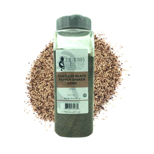 Black Pepper, Table GrindBlack Pepper, Table GrindSpecialty Food SourceFeatures:

Premium quality black dustless pepper
100% pure and natural
No dust or particles for a clean and smooth grind
Rich, robust and spicy flavor
Perfect for ad
