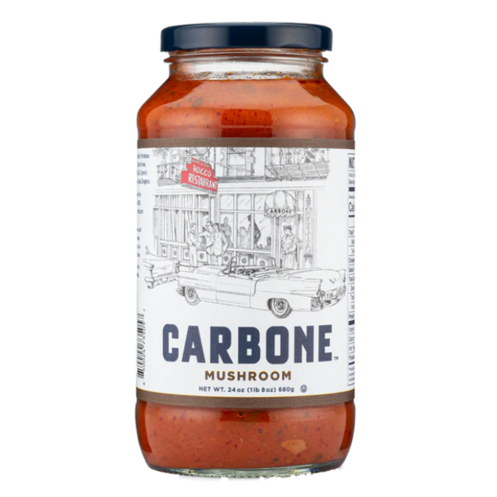 Carbone Marinara Mushroom Sauce - 24 Oz (Case of 6)