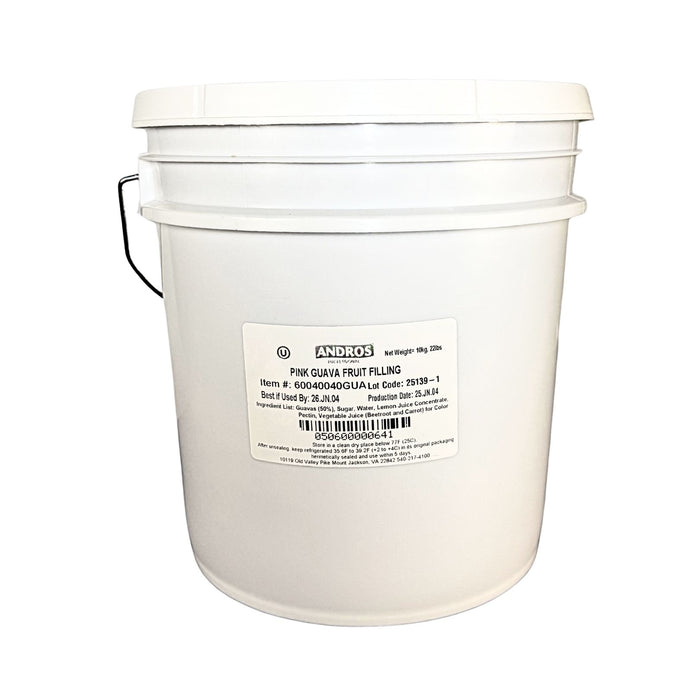 Andros Professional Pink Guava 50% Fruit Filling – Bakery Pail