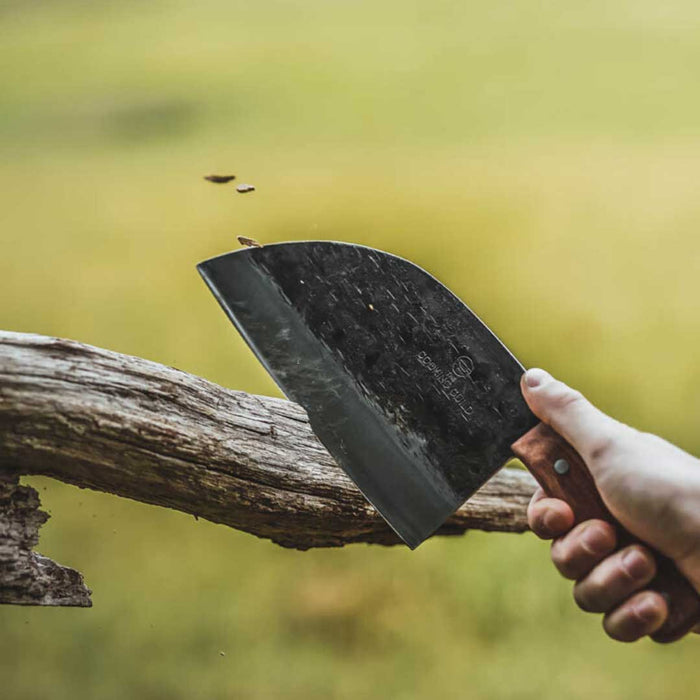 Rustic Cleaver Rustic Hand Forged Serbian Cleaver — Specialty Food Source