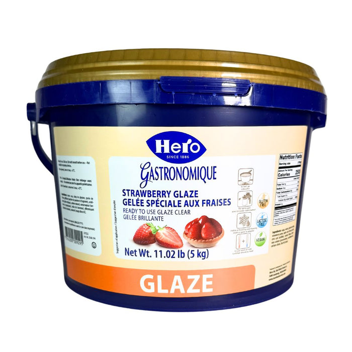 Hero Brand Strawberry Glaze, 5kg – Professional Bakery-Quality Fruit Topping