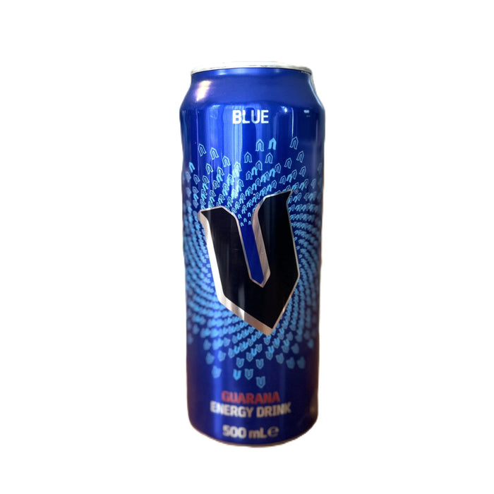 V Energy Blue 500mL – Tropical Guarana Energy Drink (Australia)