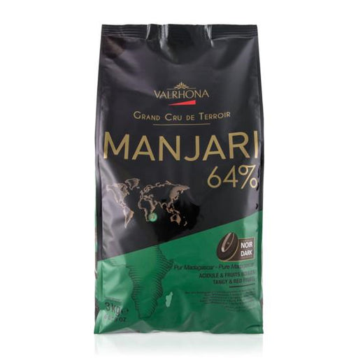 Candy & ChocolateVALRHONA MANJARI 64% FEVEVALRHONA MANJARI 64% FEVESpecialty Food SourceManjari 64% is a composition of rare Criollo and Trinitario beans from Madagascar.  It has a fresh, acidic and sharp bouquet with vibrant red fruit notes and a delic