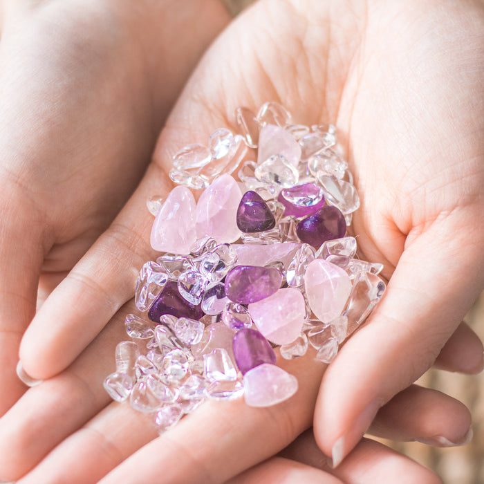 ViA WELLNESS | Amethyst, Rose Quartz & Clear Quartz