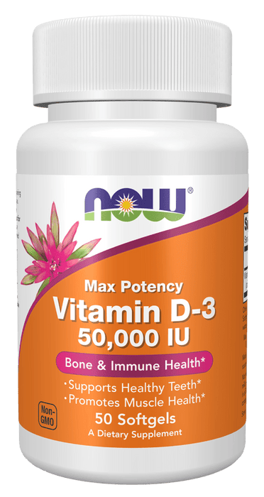 Vitamin D-3 50,000 IU Max Potency