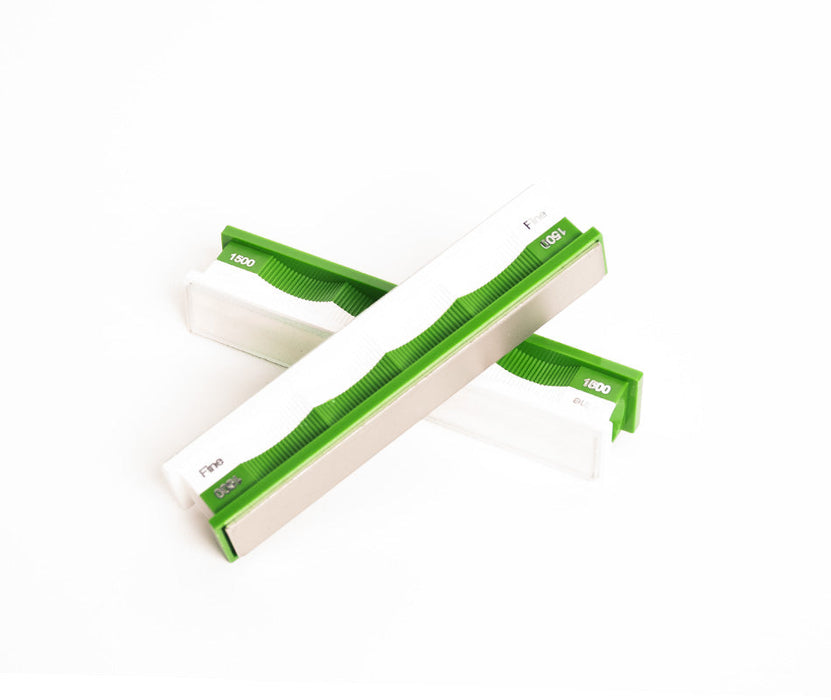 Premium 1500 Grit Diamond Stones and Blank Glass Platens Pack
