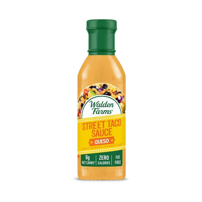 Walden Farms Creamy Queso Street Taco Sauce - 12 Fl Oz (Pack of 6)