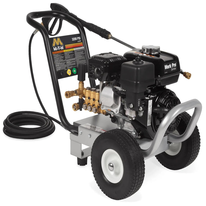 Mi-T-M WP-3200-0MHB Gasoline Pressure Washer – 3200 PSI, 2.4 GPM, Honda GX200