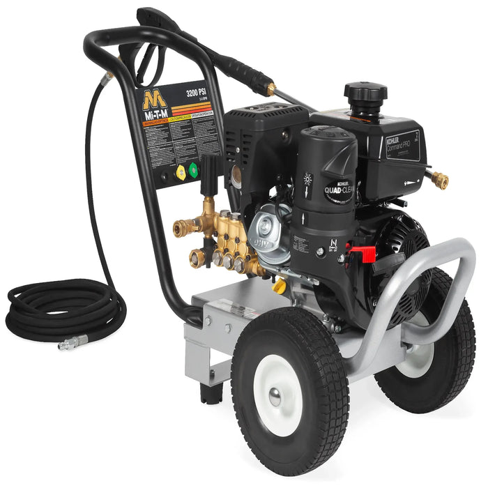Mi-T-M WP-3200-0MKB Gasoline Pressure Washer – 3200 PSI, 2.4 GPM, Kohler CH270