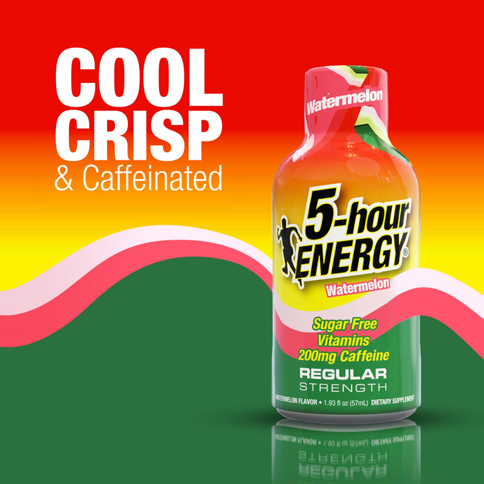 Watermelon Flavor Regular Strength 5-hour ENERGY Shots