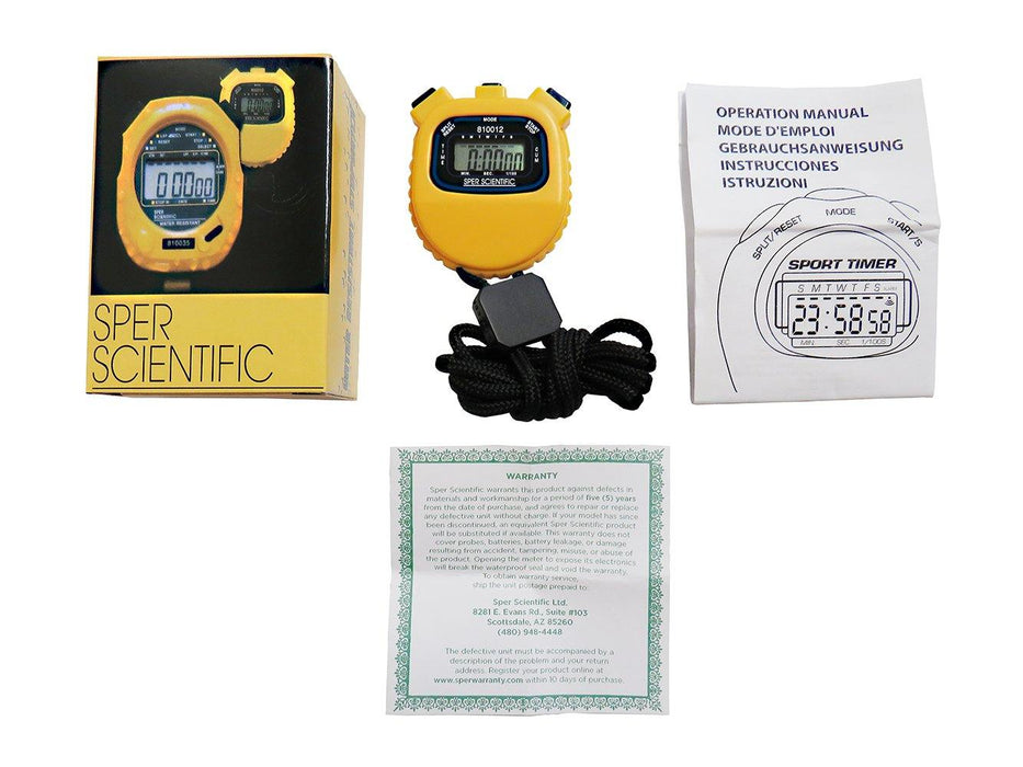 Water Resistant Stopwatch