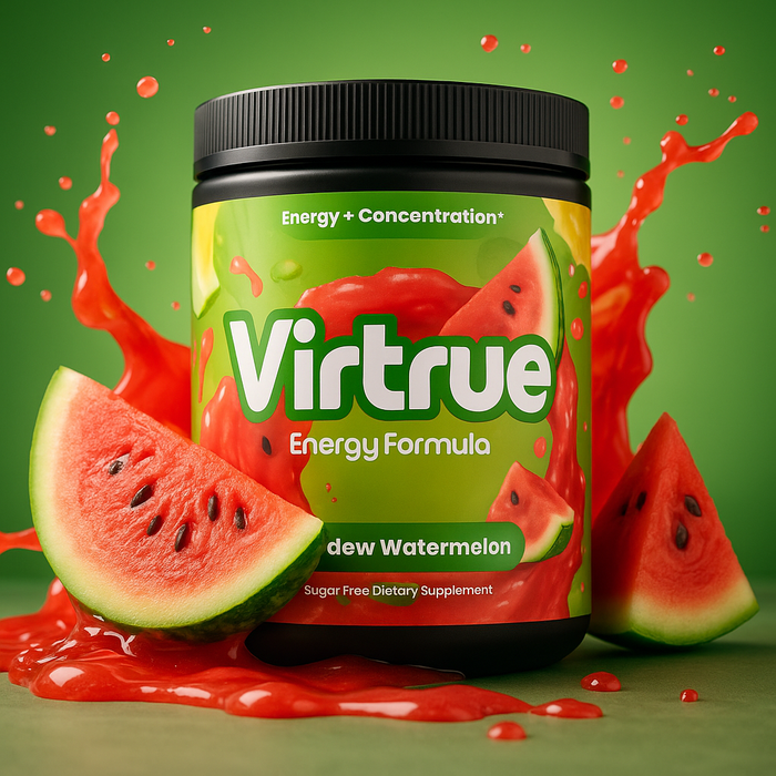 Watermelon Pre-Workout Energy Powder + Focus Boost & Hydration | Sugar Free