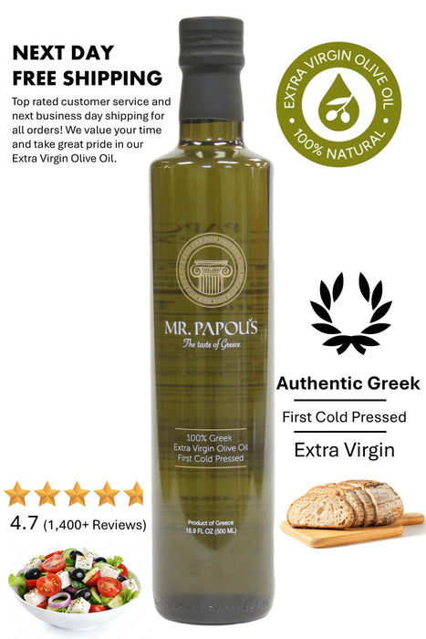 Mr. Papou's Authentic Extra Virgin Olive Oil