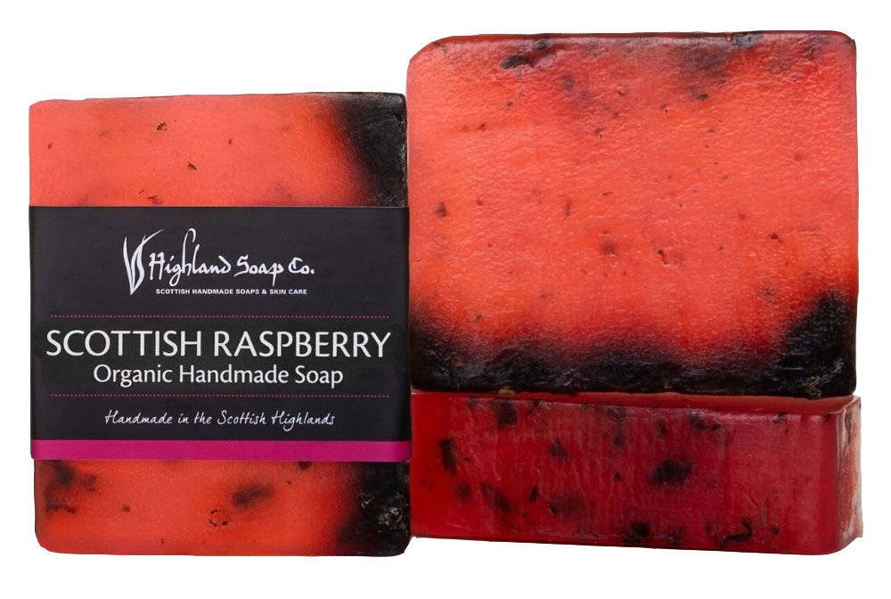 Wild Scottish Raspberry Organic Soap Bar
