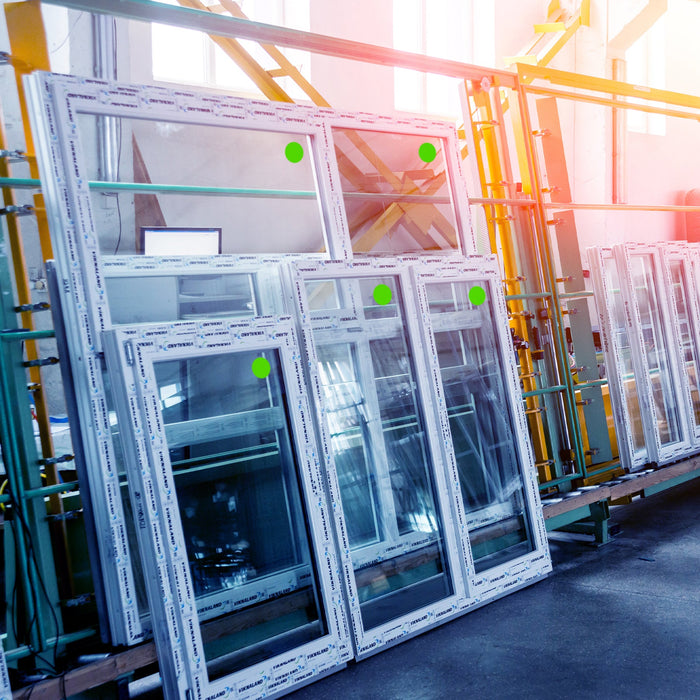 3" Removable Round Color Coding Sheeted Dot Kit (Fluorescent): 100/Pack