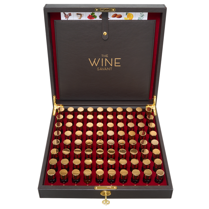 Sommelier Wine Aroma Kit - The Nosing Kit by The Wine Savant - Master Connoisseur Smelling Kit to Train Your Nose - 80 Fragrance Training Kit for Wine Lovers, Wine Game Gifts for Holiday, Him, Her