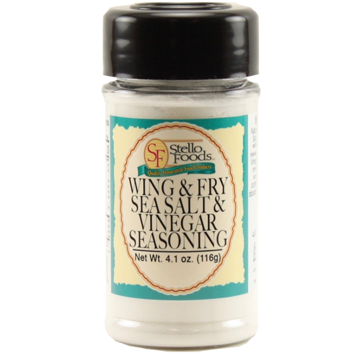 Stello Foods Spices - Wing & Fry Seasoning - Sea Salt and Vinegar 3 oz