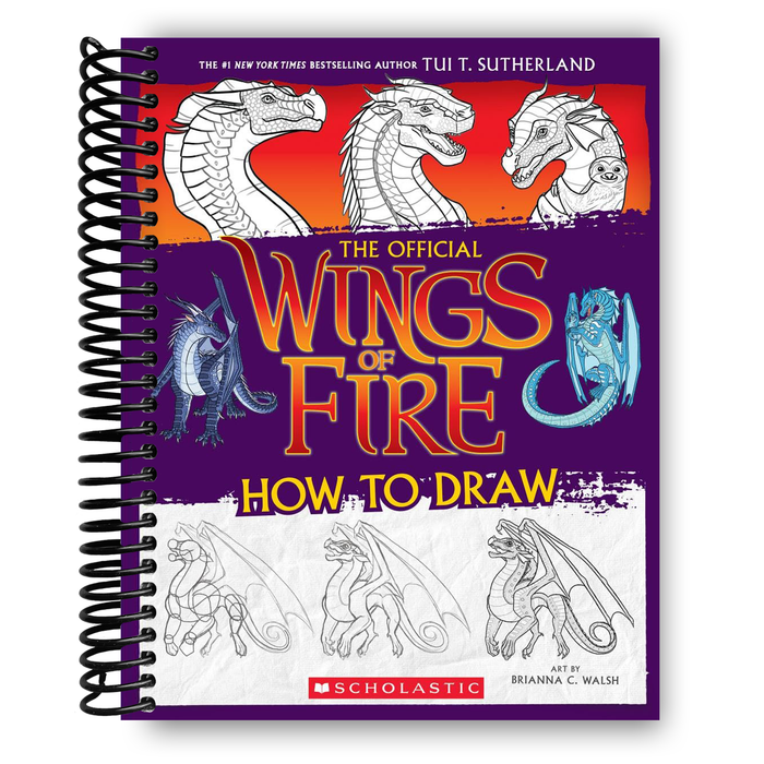 Wings of Fire: The Official How to Draw (Spiral Bound)