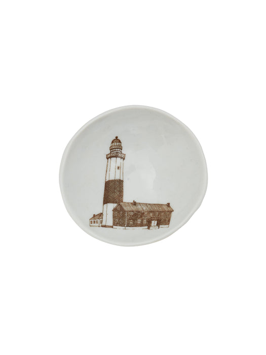 Maine Coastline Ceramic Dish