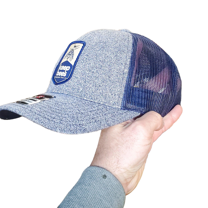 Woven Keep Bees Trucker Hat