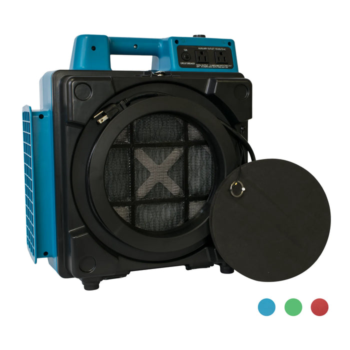 XPOWER X-2480A Professional 3-Stage HEPA Mini Air Scrubber - Mold Remediation