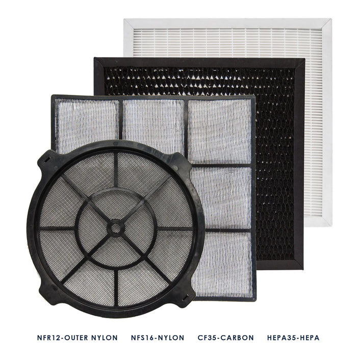 XPOWER X-3580 Professional 4-Stage HEPA Air Scrubber - Mold Remediation