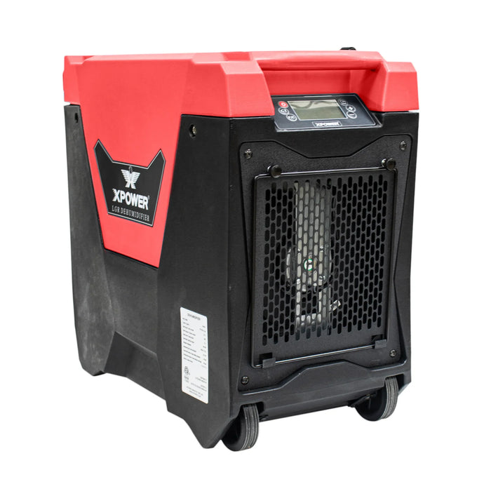 XPOWER XD-85L2 Commercial LGR Dehumidifier – Auto Pump, Drain Hose, Portable Water Damage Restoration - Industrial Use