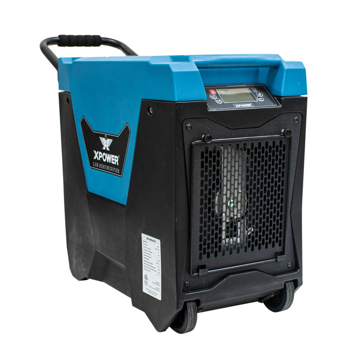 XPOWER XD-85L2 Commercial LGR Dehumidifier – Auto Pump, Drain Hose, Portable Water Damage Restoration - Industrial Use