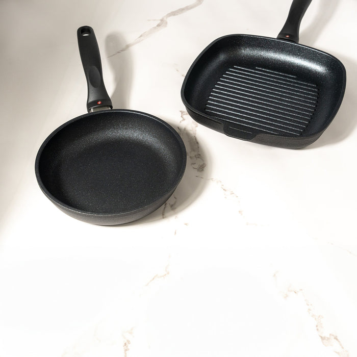 XD Nonstick 8" Fry Pan and 9.5"x 9.5" Grill Pan Set