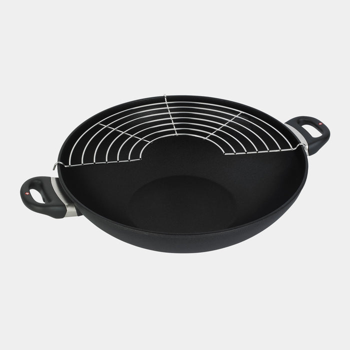 XD Nonstick Wok with Glass Lid - Induction