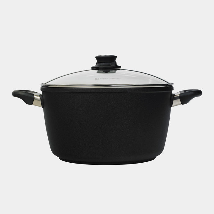 XD Nonstick Stock Pot with Glass Lid - Induction