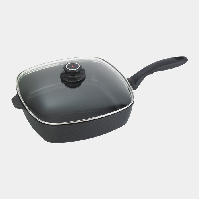 XD Nonstick Square Saute Pan with Glass Lid - Induction