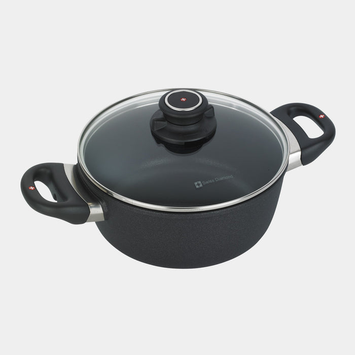 XD Nonstick Casserole with Glass Lid - Induction
