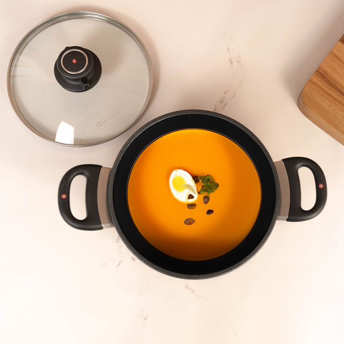 XD Nonstick Casserole with Glass Lid - Induction