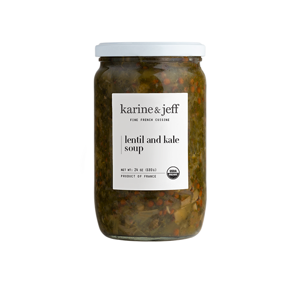 Karine & Jeff Kale & Lentil Soup - 24 Oz Cans - Case of 6