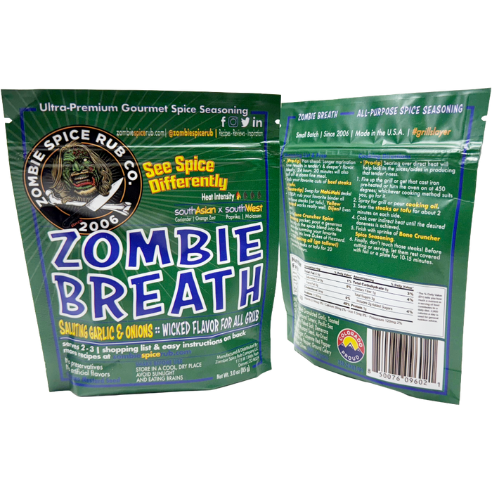 Zombie Breath: All-Purpose Spice Rub Saluting Onion and Garlic Flavors