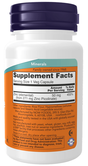 Zinc Picolinate 50mg