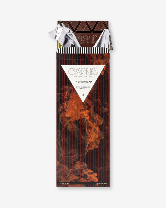 Compartes - 'The Nightcap' Dark Chocolate w/ Whiskey (3OZ | 75%)
