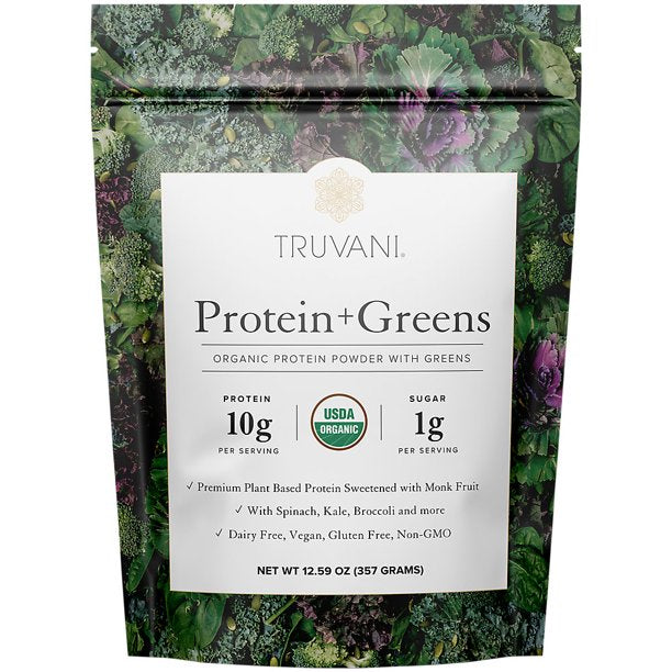 Truvani Protein Powder Greens - 12.59 Oz