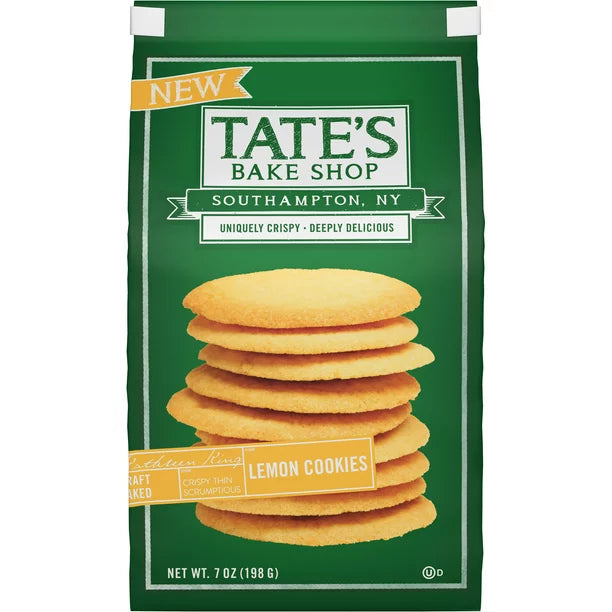 Tate's Bake Shop Lemon Cookies, 12 Pack, 7-oz Bags