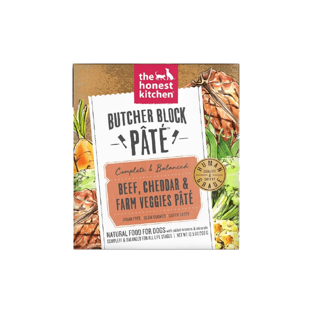 The Honest Kitchen - Dog Fd Pate Beef Cheddar (Pack of 6-10.5 Oz)